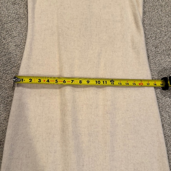 DKNY Pure Ivory Wool Angora High Neck Sleeveless Sheath Dress - Picture 6 of 7